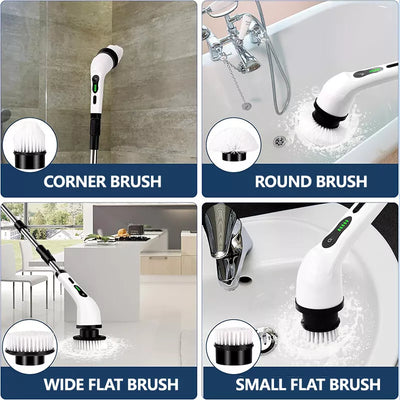 Ridgeback Electric Spin Scrubber 9 in 1 Cordless Cleaning Tool